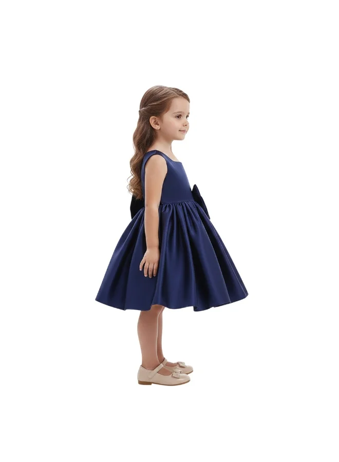 D'Daniela Satin Bow Dress